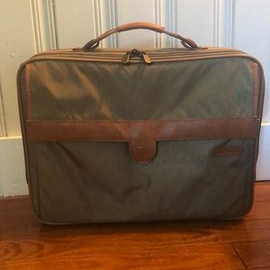 Hartmann canvas and leather briefcase